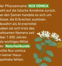 Nux Vomica D12 Globuli Pflüger Globulispender 10 g