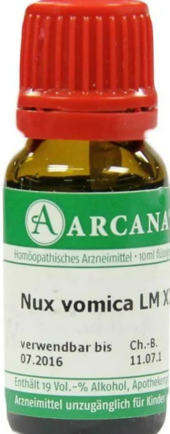 Nux Vomica Lm 30 Dilution 10 ml