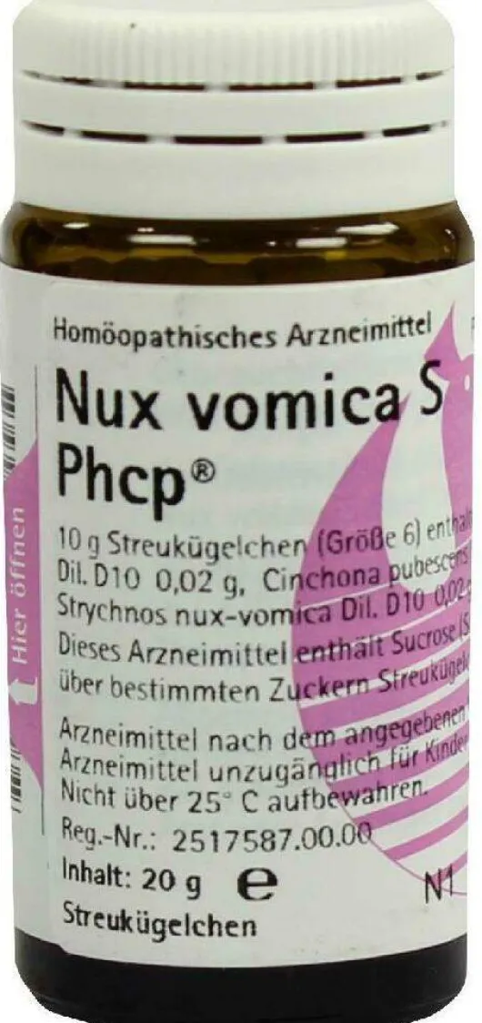 Nux Vomica S Phcp Globuli 20 G