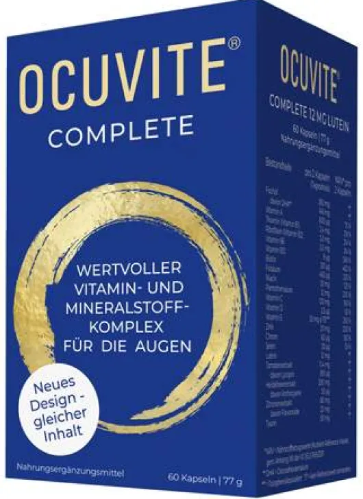 Ocuvite Complete 12 mg Lutein 60 Kapseln