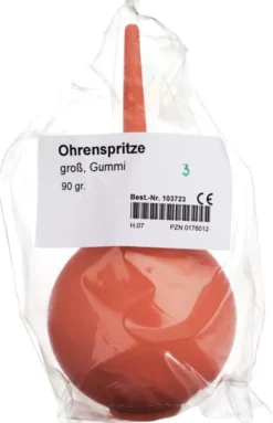 Ohrenspritze Groß 90 G Gummi 1 Spritzen
