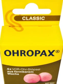 Ohropax Classic Wachs Vor-Ohr Stöpsel 4 Stück