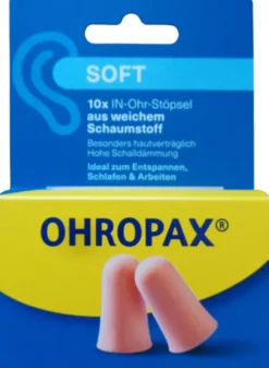 Ohropax soft Schaumstoff In-Ohr Stöpsel 10 Stück