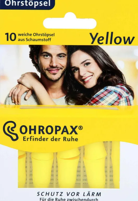Ohropax Yellow Schaumstoff-Stöpsel