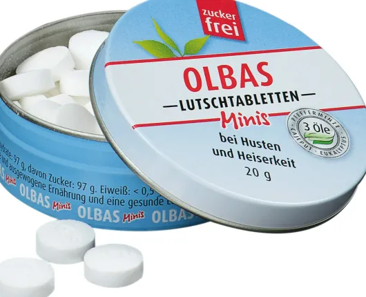Olbas Minis Lutschtabletten Zuckerfrei 20 G