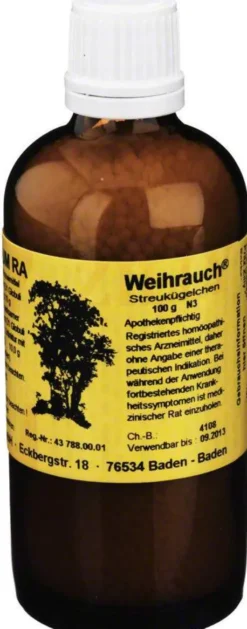 Olibanum Ra Weihrauch 100 G Globuli