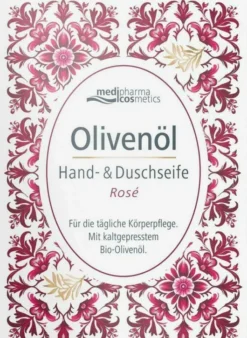 Olivenöl Hand- & Duschseife Rose 100 G