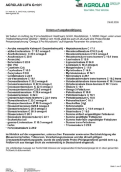 Omega 3 pro Microbionic 90 Softgel Kapseln