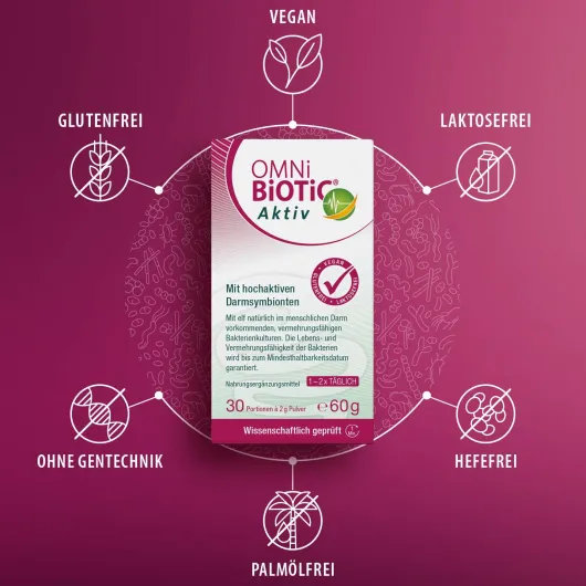 Omni Biotic Aktiv Pulver 2 X 60 G