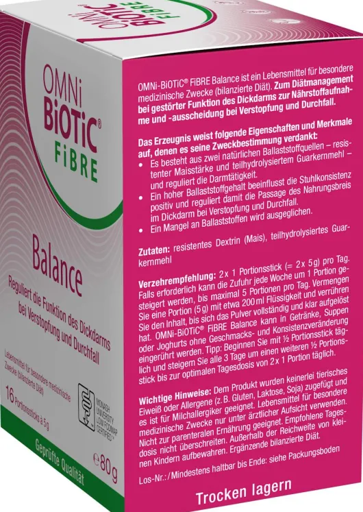 Omni Biotic Fibre Balance 16 Portionssticks