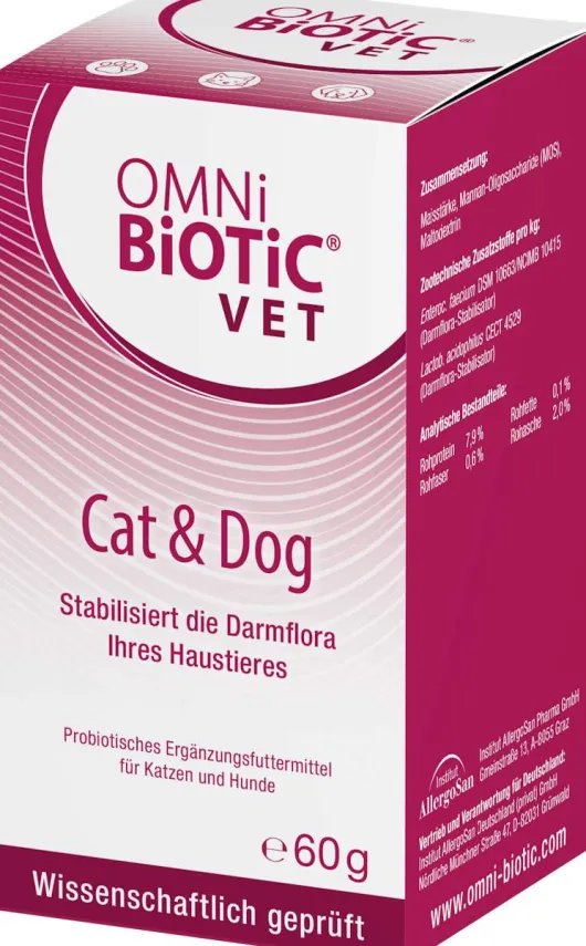 Omni Biotic Vet Cat & Dog 60 g Pulver