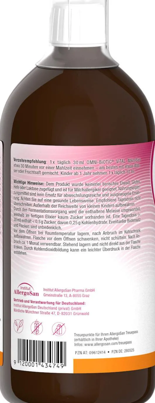 Omni Biotic Vital MikroSan 1000 ml Flüssigkeit