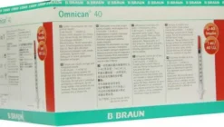 Omnican 40 Insulin U40 1 ml 0,30 X 8 mm 100 Spritzen