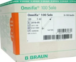 Omnifix Insulin Einweg Spritze Für U 100 Insulin 1ml