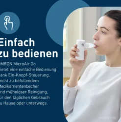 Omron MicroAIR Go NE-U300 Mesh Vernebler tragbar 1 Stück