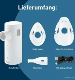 Omron MicroAIR Go NE-U300 Mesh Vernebler tragbar 1 Stück
