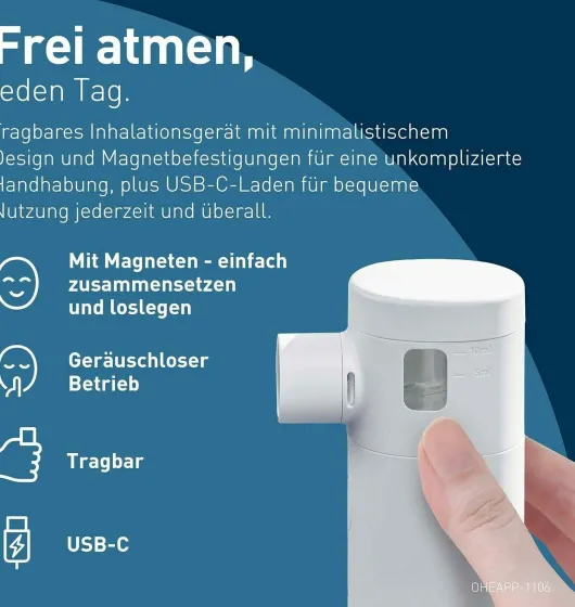 Omron MicroAIR Go NE-U300 Mesh Vernebler tragbar 1 Stück