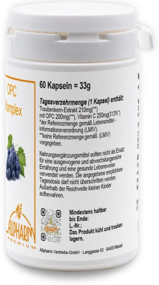 Opc Traubenkernextrakt Kapseln