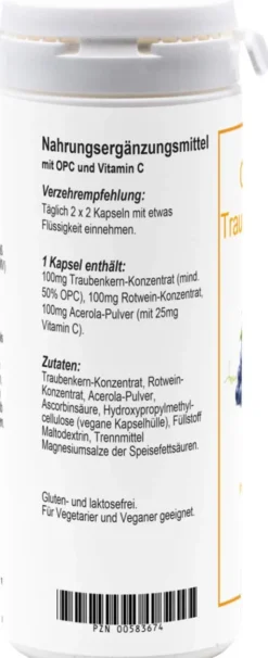 Opc Traubenkern 100 Kapseln