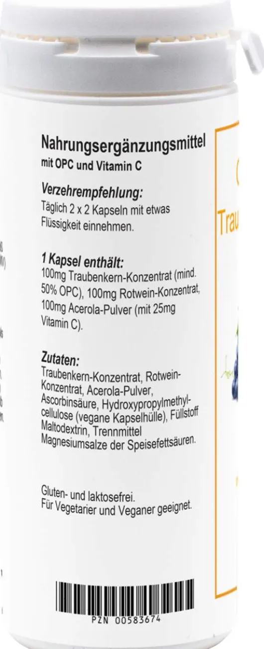 Opc Traubenkern 100 Kapseln