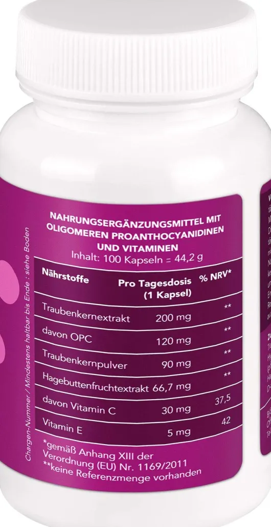 Opc Traubenkern Vegan Kapseln