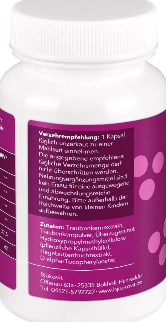Opc Traubenkern Vegan Kapseln
