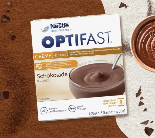 Optifast Creme Schokolade 8 X 55 G Pulver