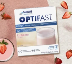 Optifast Drink Erdbeere 8 X 55 G Pulver
