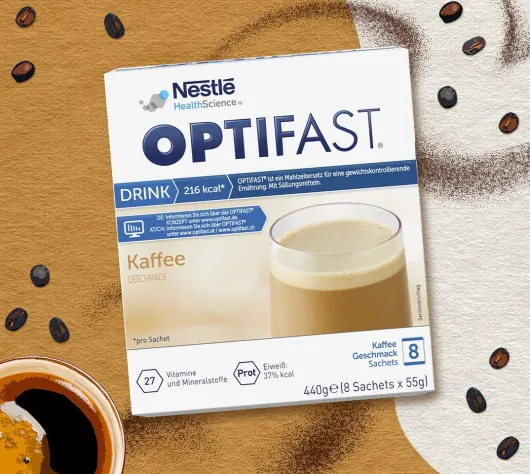 Optifast Drink Kaffee 8 X 55 g Pulver