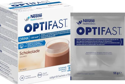 Optifast Drink Schokolade 8 X 55 G Pulver