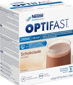 Optifast Drink Schokolade 8 X 55 G Pulver