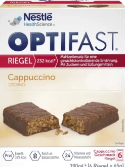 Optifast Riegel Cappuccino 6 X 65 G