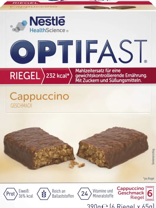 Optifast Riegel Cappuccino 6 X 65 G