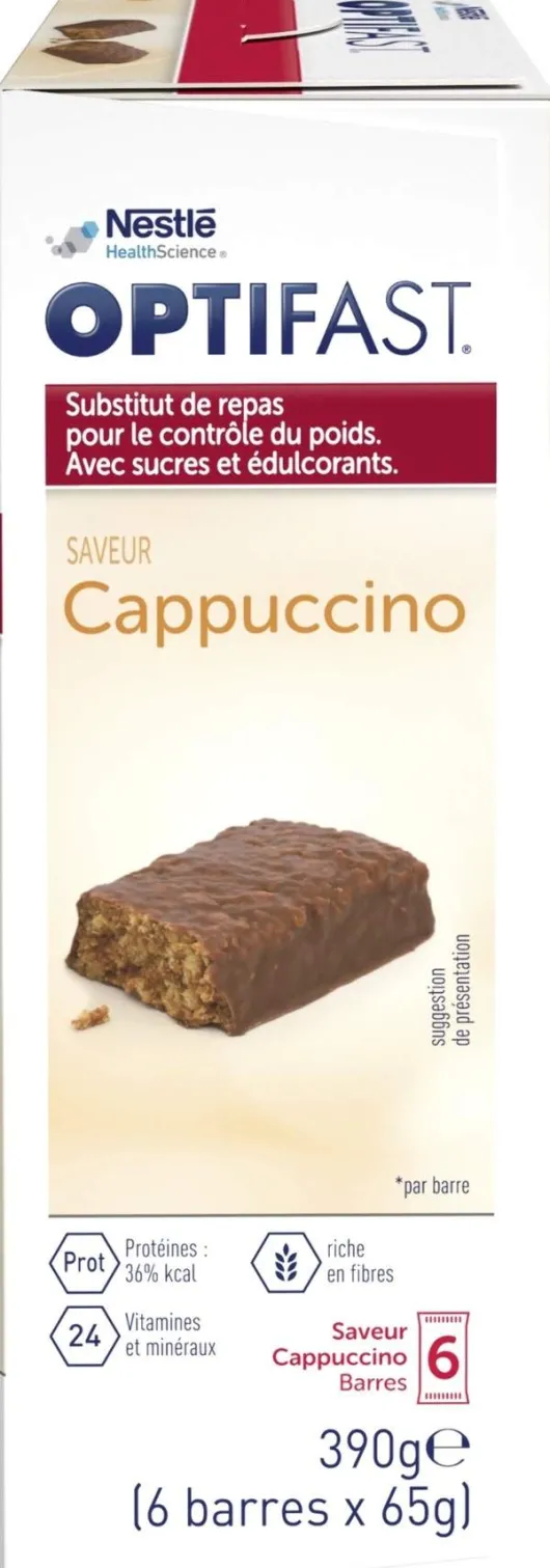 Optifast Riegel Cappuccino 6 X 65 G