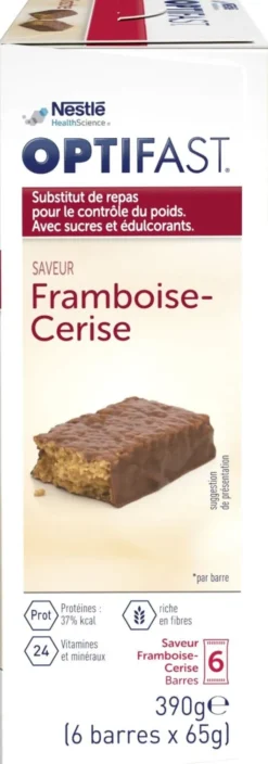 Optifast Riegel Himbeere-Kirsche 6 X 65 G