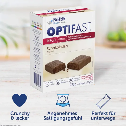 Optifast Riegel Schokolade 6 X 70 G