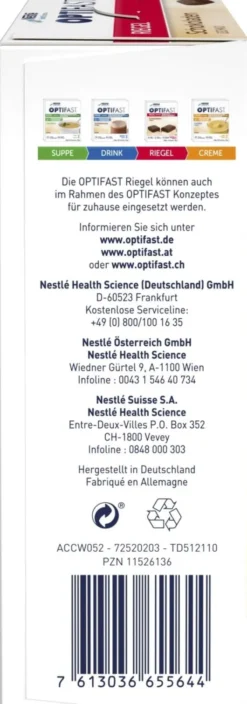 Optifast Riegel Schokolade 6 X 70 G