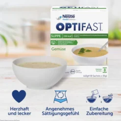 Optifast Suppe Gemüse 8 X 55 G Pulver