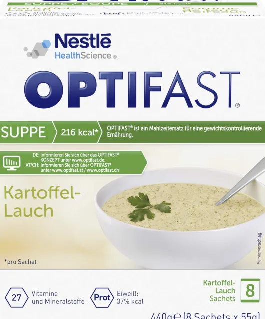 Optifast Suppe Kartoffel-Lauch 8 X 55 G Pulver