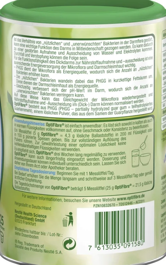 Optifibre Pulver 125g