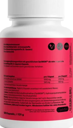 Optimsm 1000 mg 120 Kapseln