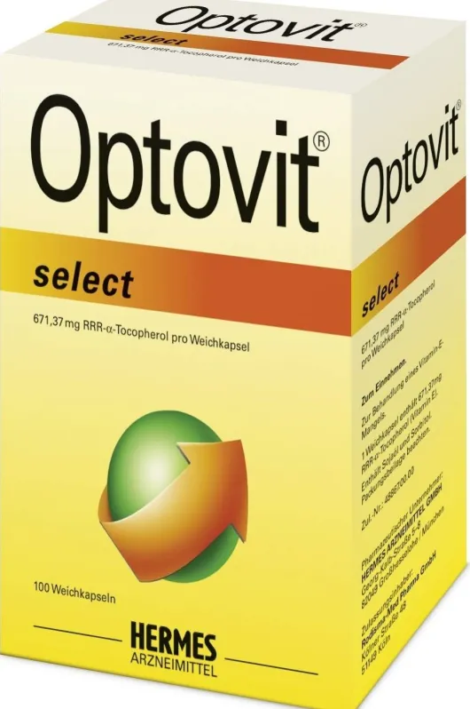 Optovit select 1000 I.E. Vitamin-E 100 Kapseln