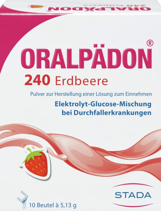 Oralpädon 240 Erdbeere 10 Beutel