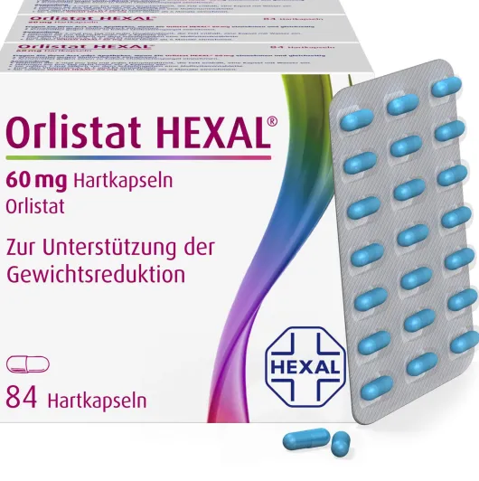 Orlistat Hexal 60 mg 3 x 84 Hartkapseln