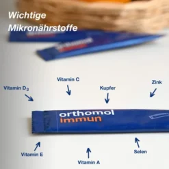 Orthomol Immun Direktgranulat Himbeer-Menthol 30 Beutel