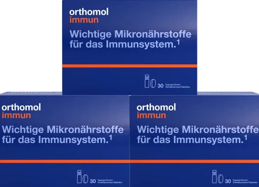 Orthomol immun Trinkampullen-Tabletten 3 x 30 Stück
