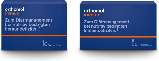 Orthomol immun Trinkampullen-Tabletten 30 Stück + gratis 7 Trinkampullen-Tabletten