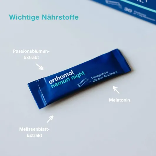 Orthomol nemuri night Direktgranulat 30 Beutel