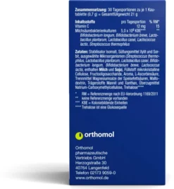 Orthomol pro junior 30 Kautabletten