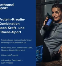 Orthomol Sport Protein 640g Pulver 16 Portionen Schoko